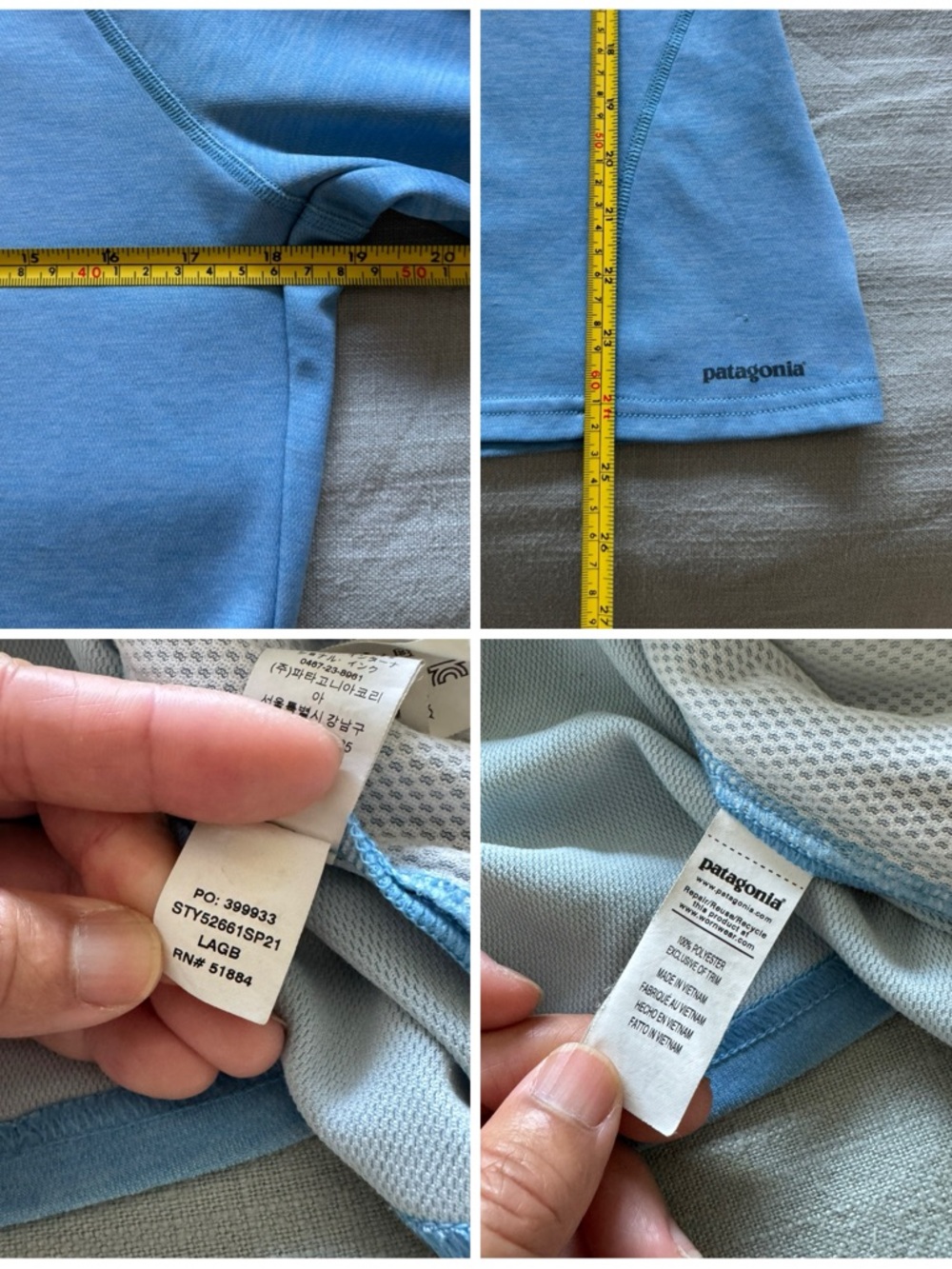 4/$20 - Patagonia Women’s Sunshade Hoody 50+ UPF Lightweight Hiking (medium) - Picture 7 of 14